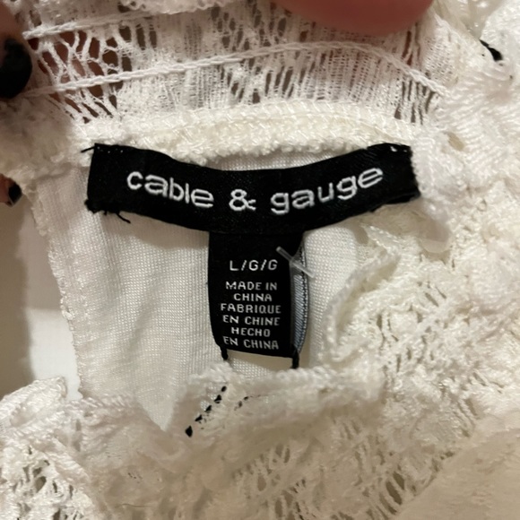 White dressy tank top - Picture 4 of 4